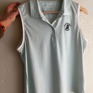 Peter Millar Women's Sleeveless Golf Polo Shirt - US Open Oakmont 2025